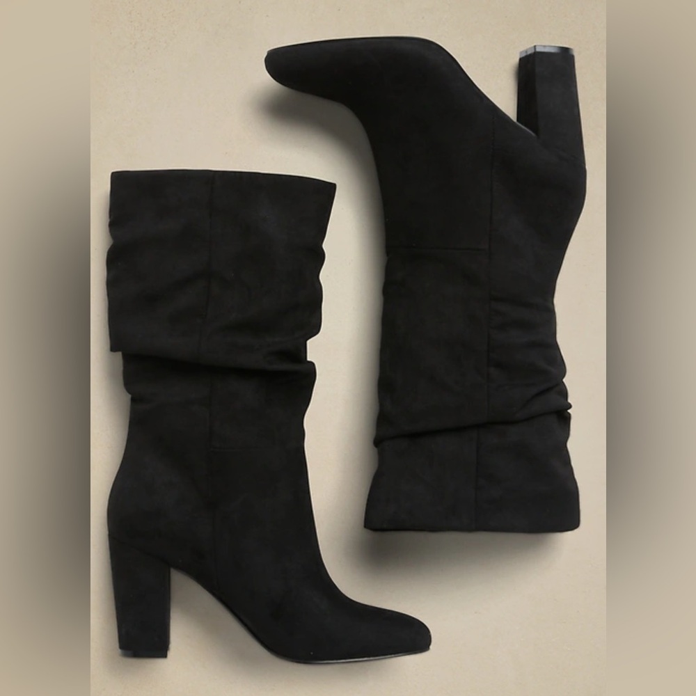 Banana Republic Slouchy Suede Booties